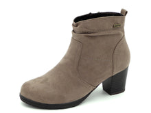 Afbeelding in Gallery-weergave laden, 171-19-001 Dames Hoge Schoenen Boot Hak Jana 26371-324 Donkerbeige Wijdte H (2192)