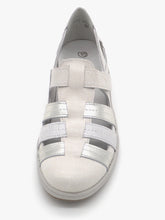 Afbeelding in Gallery-weergave laden, 111-11-003 Dames Bandschoenen Comfort Suave 18507T1 Lichtbeige (2625)