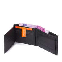 Afbeelding in Gallery-weergave laden, 92-15533-9 Lederwaren Heren Portemonnee Bilfolds HJ de Rooy Toronto 15533 Zwart (3007)