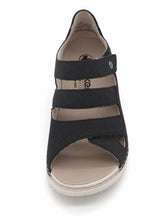 Afbeelding in Gallery-weergave laden, 151-79-008 Dames Sandalen Comfort Rieker V7451-14 Donkerblauw Wijdte H (3553)