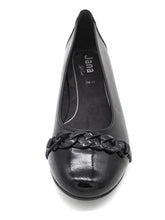 Afbeelding in Gallery-weergave laden, 143-99-002 Dames Instappers Ballerina Jana 22165-001 Zwart Wijdte H (2898)