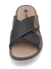 Afbeelding in Gallery-weergave laden, 263-79-008 Heren Open Slippers Mode Rieker 25151-14 Donkerblauw (3572)