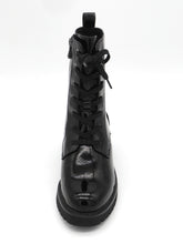 Afbeelding in Gallery-weergave laden, 172-95-015 Dames Hoge Schoenen Boot Plat Marco Tozzi 26237-018 Zwart Lak (3375)