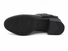 Afbeelding in Gallery-weergave laden, 171-99-017 Dames Hoge Schoenen Boot Hak Jana 25374-001 Zwart Wijdte H (2754)