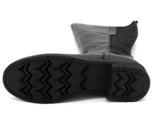 Afbeelding in Gallery-weergave laden, 174-99-001 Dames Hoge Schoenen Laars Plat Jana 25560-001 Zwart Wijdte H (2190)