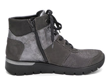 Afbeelding in Gallery-weergave laden, 172-89-005 Dames Hoge Schoenen Boot Plat Waldlaufer OrthoTritt 626K82-300-052 Donkergrijs Wijdte K (2716)