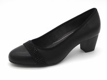 Afbeelding in Gallery-weergave laden, 101-99-016 Dames Hakschoenen Pumps Jana 22466-001 Zwart Wijdte H (3690)