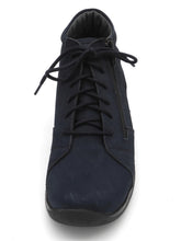 Afbeelding in Gallery-weergave laden, 172-79-008 Dames Hoge Schoenen Boot Plat Wolky Why 0660611-800 Blue Donkerblauw (3844)