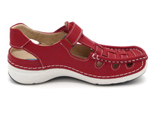 Afbeelding in Gallery-weergave laden, 112-35-001 Dames Bandschoenen Sportief Wolky Rolling Sun 0720436-500 Middenrood (3241)