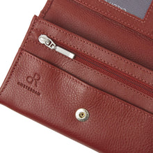 Afbeelding in Gallery-weergave laden, 91-15158-3 Dames Dames Portemonnee Ritsvak HJ de Rooy Toronto 15158 Donkerrood (3059)