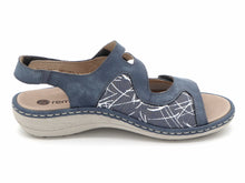 Afbeelding in Gallery-weergave laden, 151-75-001 Dames Sandalen Comfort Remonte D7647-16 Middenblauw (1914)