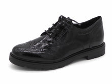 Afbeelding in Gallery-weergave laden, 133-95-003 Dames Veterschoenen Sneaker Remonte D2Q04-02 Zwart Lak (3757)