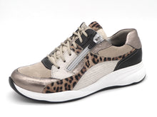 Afbeelding in Gallery-weergave laden, 131-19-003 Dames Veterschoenen Comfort Durea 6318-605-2076 Donkerbeige Wijdte H (3517)