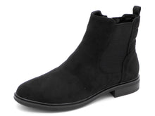 Afbeelding in Gallery-weergave laden, 172-99-007 Dames Hoge Schoenen Boot Plat Jana 25369-001 Zwart Wijdte H (2187)