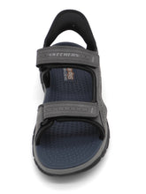 Afbeelding in Gallery-weergave laden, 252-85-001 Heren Sandalen Sportief Skechers Tresmen-Reece 205289 CHAR Middengrijs (3646)