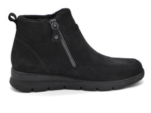 Afbeelding in Gallery-weergave laden, 172-99-065 Dames Hoge Schoenen Boot Plat Waldlaufer 902802-191-001 Zwart Wijdte H (3686)