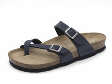 Afbeelding in Gallery-weergave laden, 164-79-001 Dames Open Slippers Teenslippers Rohde 5594-56 Donkerblauw (3590)