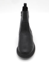 Afbeelding in Gallery-weergave laden, 172-99-049 Dames Hoge Schoenen Boot Plat Jana 25361-001 Zwart Wijdte H (2749)