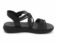 Afbeelding in Gallery-weergave laden, 153-99-016 Dames Sandalen Mode Jana 28766-001 Zwart Wijdte H (2528)