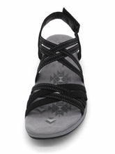 Afbeelding in Gallery-weergave laden, 152-99-014 Dames Sandalen Sportief Skechers Reggae Slim-Summer Getaway 163571 BLK Zwart (3627)