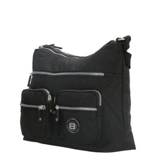 Afbeelding in Gallery-weergave laden, 95-66833-001 Lederwaren Dames Schoudertas Middel Enrico Benetti 66833-001 Zwart (1050)