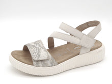Afbeelding in Gallery-weergave laden, 152-11-011 Dames Sandalen Sportief Remonte D3L51-60 Lichtbeige Wijdte H (3542)