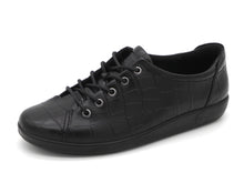 Afbeelding in Gallery-weergave laden, 132-99-011 Dames Veterschoenen Sportief Ecco Soft 2.0 / 206503-12001 Zwart (3766)