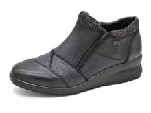 Afbeelding in Gallery-weergave laden, 172-99-008 Dames Hoge Schoenen Boot Plat Rieker L4881-01 Zwart (2228)