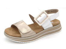 Afbeelding in Gallery-weergave laden, 153-11-009 Dames Sandalen Mode Remonte D1J53-80 Lichtbeige (2964)
