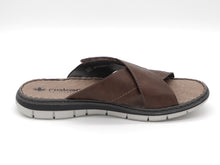 Afbeelding in Gallery-weergave laden, 263-25-014 Heren Open Slippers Mode Rieker 25151-24 Middenbruin (3571)
