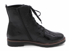 Afbeelding in Gallery-weergave laden, 172-95-013 Dames Hoge Schoenen Boot Plat Remonte D2Q71-03 Zwart Lak (3341)