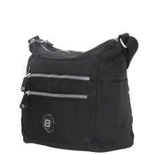 Afbeelding in Gallery-weergave laden, 95-66832-001 Lederwaren Dames Schoudertas Middel Enrico Benetti 66832-001 Zwart (1036)