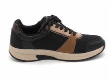 Afbeelding in Gallery-weergave laden, 133-91-008 Dames Veterschoenen Sneaker Tamaris 83719-098 Zwart Combi Wijdte H (3700)
