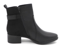 Afbeelding in Gallery-weergave laden, 171-99-017 Dames Hoge Schoenen Boot Hak Jana 25374-001 Zwart Wijdte H (2754)