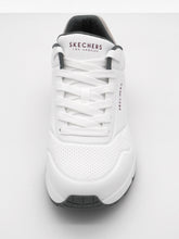 Afbeelding in Gallery-weergave laden, 232-01-004 Heren Veterschoenen Sportief Skechers Uno-Suited On Air 183004 WGRN Wit (3658)