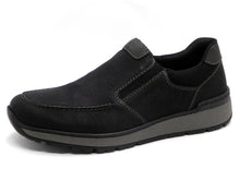 Afbeelding in Gallery-weergave laden, 242-99-004 Heren Instappers Sportief Rieker B9062-00 Zwart Wijdte H (1749)