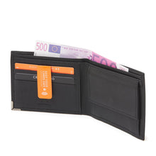 Afbeelding in Gallery-weergave laden, 92-15581-9 Lederwaren Heren Portemonnee Bilfolds HJ de Rooy Toronto 15581 Zwart (3014)
