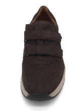 Afbeelding in Gallery-weergave laden, 221-29-002 Heren Klittenband Schoenen Comfort Waldlaufer 952302-182-031 Donkerbruin Wijdte H (3674)
