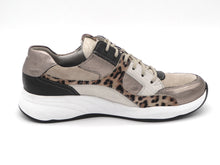 Afbeelding in Gallery-weergave laden, 131-19-003 Dames Veterschoenen Comfort Durea 6318-605-2076 Donkerbeige Wijdte H (3517)