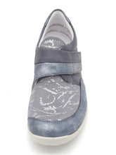 Afbeelding in Gallery-weergave laden, 123-75-003 Dames Klittenband Schoenen Mode Remonte R7600-14 Middenblauw Wijdte H (2948)