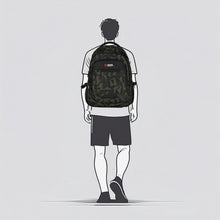 Afbeelding in Gallery-weergave laden, 98-62038-029 Lederwaren Rugtas Middel 17 Enrico Benetti 62038-029 Donkergroen (1056)