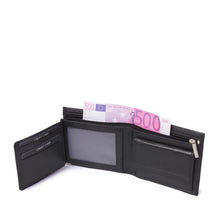 Afbeelding in Gallery-weergave laden, 92-15584-9 Lederwaren Heren Portemonnee Bilfolds HJ de Rooy Toronto 15584 Zwart (3010)