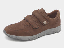 Afbeelding in Gallery-weergave laden, 221-25-002 Heren Klittenband Schoenen Comfort Waldlaufer 323301-185-126 Middenbruin Wijdte H (2507)
