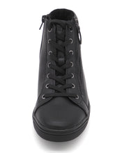 Afbeelding in Gallery-weergave laden, 172-99-043 Dames Hoge Schoenen Boot Plat Jana 25269-001 Zwart Wijdte H (2746)