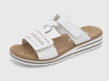 Afbeelding in Gallery-weergave laden, 163-01-002 Dames Open Slippers Mode Rieker V0636-80 Wit (2576)