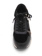 Afbeelding in Gallery-weergave laden, 133-91-017 Dames Veterschoenen Sneaker Marco Tozzi 23719-098 Zwart Combi (3714)