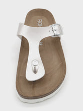 Afbeelding in Gallery-weergave laden, 164-11-001 Dames Open Slippers Teenslippers Rohde 5600-01 Lichtbeige (3591)