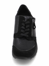 Afbeelding in Gallery-weergave laden, 131-99-021 Dames Veterschoenen Comfort Waldlaufer H64007-601-001 Zwart Wijdte H (3291)