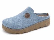 Afbeelding in Gallery-weergave laden, 182-75-003 Dames Pantoffel-Muilen Ongevoerd Rohde 6120-51 Middenblauw  (2858)