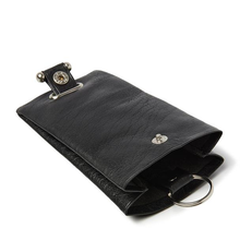 Afbeelding in Gallery-weergave laden, 93-78325-9 Lederwaren Universeel Lederwaren Sleuteletui HJ de Rooy Waxi 78325 Zwart (3025)